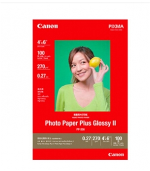 佳能 （Canon）PP-208 4x6 (100) 高级光面照片纸 100张/包
