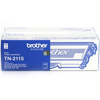 兄弟 (brother) TN-2115 黑色 标容墨粉盒 适用于HL-2140 2150N 2170W DCP7030 7040 MFC7450 7340 7840N 打印量1500页