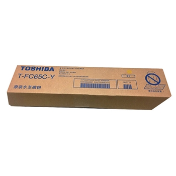 东芝(TOSHIBA)T-FC65C-Y 复印机碳粉 适用于东芝6570C/5560C/6560C机型 黄色 打印量35400页