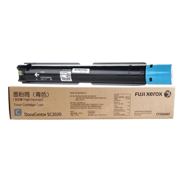 富士施乐（FujiXerox）墨粉盒/打印机粉盒 CT202407 高容量 适用于施乐SC2020CPS/2020DA机器 青色(CT202407)