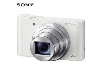 索尼（SONY）相机DSC-WX700 数码相机Vlog旅行拍摄相机（4K视频 蔡司24-720mm大变焦镜头 180度可翻转屏 WiFi/NFC）白色相机