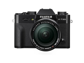 富士微单（FUJIFILM）X-T20 XF 18-55 微单/照相机 黑色 2430万像素 XT20 XT10升级版 4K