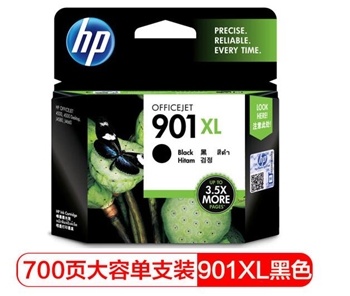 惠普（HP）CC654AA 901XL黑色超高容量墨盒  适用HP Officejet J4580 J4660 4500