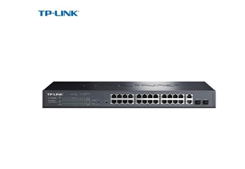 TP-LINK TL-SL2226P 24百兆+2G千兆简单网管PoE交换机