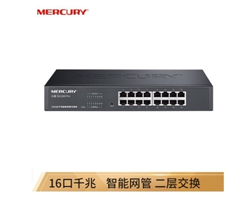 水星（MERCURY）SG116D Pro 16口全千兆智能网管交换机