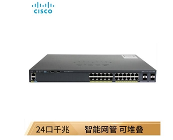 思科（Cisco）WS-C2960X-24TS-L 24口千兆 交换机