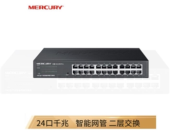 水星（MERCURY）SG124D Pro 24口全千兆智能网管交换机