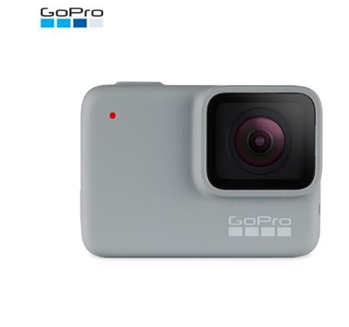 GoPro HERO7 White白色 运动相机摄像机vlog户外水下潜水视频 摄像机 1080P60 坚固耐用 + 防水、语音控制