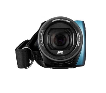 杰伟世（JVC）GZ-R465AAC 四防高清数码家用摄像机/高清运动DV/防水/内置4G内存 蓝色