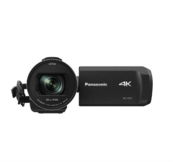松下(Panasonic) HC-VX1GK-K 4K高清高画质便携式 高清摄像机 829万像素 3英寸显示屏