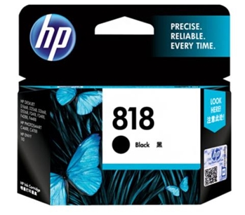惠普（HP) 818号 墨盒  适用D1668 D2568 D2668 F4288 F4488 HP818黑色墨盒