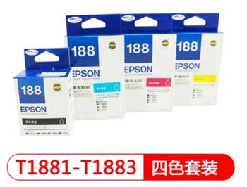 爱普生（EPSON） T1881墨盒  188号墨盒WF-3641 7111 7621 7728 T1881-T1884四色套装 墨盒