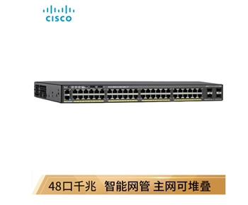 思科（Cisco）WS-C2960X-48TS-L 48口千兆 交换机