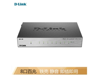 友讯(D-Link)dlink DES-108 百兆 交换机8口