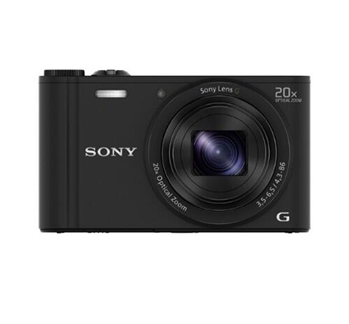 索尼（SONY） DSC-WX350 便携数码相机/照相机/卡片机 黑色（约1820万有效像素 20倍光学变焦 Wi-Fi遥控）