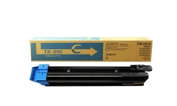 京瓷（KYOCERA）TK-898C 蓝色粉盒 适用FS-C8020/C8025/C8520/C8585 打印量6000页