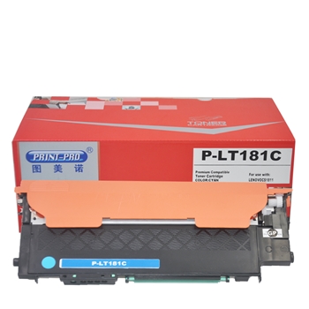 图美诺P-LT181C 蓝色粉盒 适用于LENOVO  CS1811