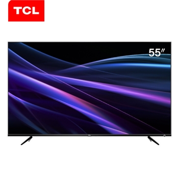 TCL 电视机 55P6 55英寸4K金属超窄边64位32核HDR人工智能LED液晶电视机 包送货*