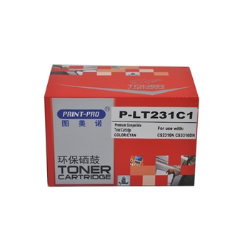 图美诺 P-LT231C1 蓝色粉盒 适用于Lenovo CS2310N CS3310DN 