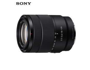 索尼（SONY）E 18-135mm F3.5-5.6 OSS APS-C画幅中远摄变焦微单相机镜头 E卡口 (SEL18135)
