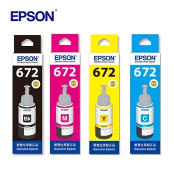 爱普生（EPSON） T672 四色墨水套装 适用：L360/L310/L1300/L380-5墨仓式打印机