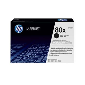 惠普(HP) 80X 黑色大容量硒鼓CF280X  适用HP LaserJetPro 400 M401打印机系列 和400 M425 MFP系列