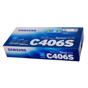 三星（SAMSUNG） CLT-C406S 青色墨粉盒 （适用型号：CLP-366/366w CLX-3306/3306W/3306FN）