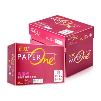  百旺 (PAPERONE) 红百旺A4 85g 复印纸 500张/包 5包/箱