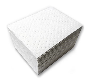 工业吸油棉片吸油通用吸油毡 白色40*50cm 3mm