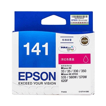 爱普生(EPSON) T1413 红色 打印机墨盒 适用于ME33 35 330 350 535 560W 570W 620F 900WD 960FWD 可打印量420页