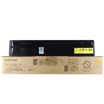东芝（TOSHIBA）复印机黄色碳粉盒 T-FC505C-Y 大容量 570g 适用于东芝2000AC/2500AC/2505AC/3005AC/3505AC/4505AC/5005AC