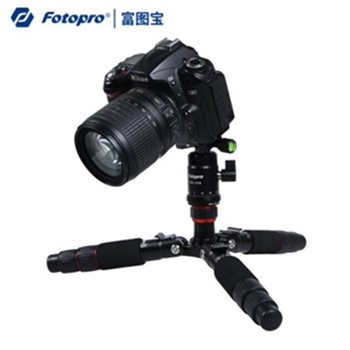 富图宝（Fotopro）M-4C 碳纤维微距迷你便携数码摄影三脚架