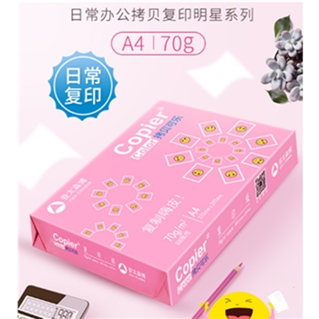 亚太森博 拷贝可乐 70g A4 复印纸 500张/包 5包/箱（2500张）