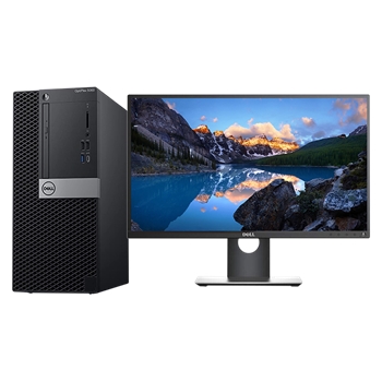 戴尔（DELL）OptiPlex 5060 Tower 230198台式计算机 I3-8100 3.6GHZ 4GB 四核1TB DVDRW/集显/中标麒麟V7.0 21.5寸显示器 三年保修