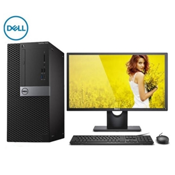 戴尔 OptiPlex 5050 Tower 240187 台式电脑I5-6500/4G/1TB+128G SSD/DVDRW/R5-430 2G独显/E2216H  21.5寸/WIN10神州网信版