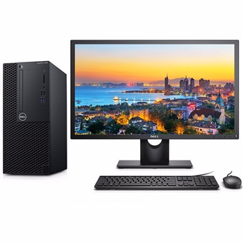 戴尔 OptiPlex 3060 Tower 230830 台式电脑I5-8500 3.0GHz六核/4GB/1TB/DVDRW/集显/中标麒麟V7.0/E2016H 19.5寸显示器 三年保修