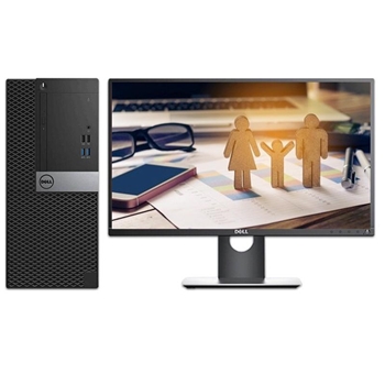 戴尔 OptiPlex 3060 Tower 230830 台式电脑I5-8500 3.0GHz六核/4GB/1TB/DVDRW/集显/中标麒麟V7.0/ 21.5寸显示器 三年保修