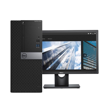 戴尔OptiPlex 3060 Tower 230837台式电脑I5-8500 3.0GHz六核/4GB/1TB128G SSD/DVDRW/集显/中标麒麟V7.0/E2016H 19.5寸/三年保修