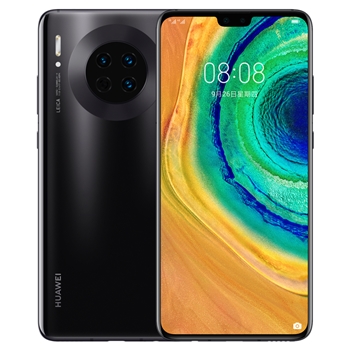 华为 HUAWEI Mate 30 5G 麒麟990 4000万超感光徕卡影像双超级快充8GB+128GB亮黑色5G全网通版