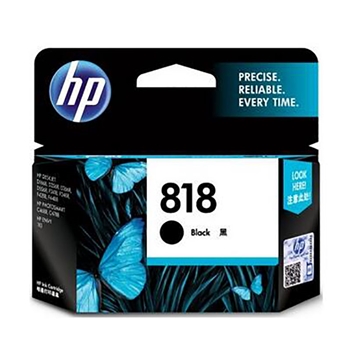 惠普（HP） 墨盒 CC640ZZ HP 818 黑色墨盒 适用于D1668 D2568 D2668 F4288 F4488 818