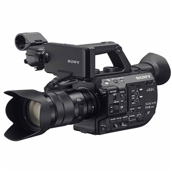 索尼（SONY）专业摄像机 PXW-FS5M2K  4K专业数码摄像机 便携式摄录一体 3.5英寸屏 15倍光学变焦 自动/手动对焦 含E PZ 18-105mm F4 G OSS APS-C 镜头
