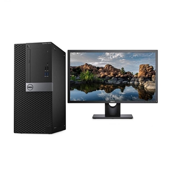 戴尔(DELL) OptiPlex 3060 Tower 230650 台式电脑 Intel酷睿 I3-8100 3.6GHz四核 4G 1T 集显 DVDRW 中标麒麟V7.0 19.5寸