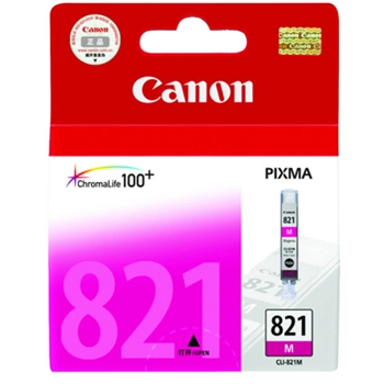 佳能（Canon）CLI-821M 品红墨盒 适用于iP3680/iP4680/iP4760/MX868