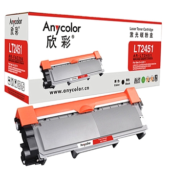 欣彩（Anycolor）AR-LT2451 黑色粉盒 1500页打印量 适用机型:LENOVO/LJ2405D/2455D/2605D/2655DN/M7455DNF