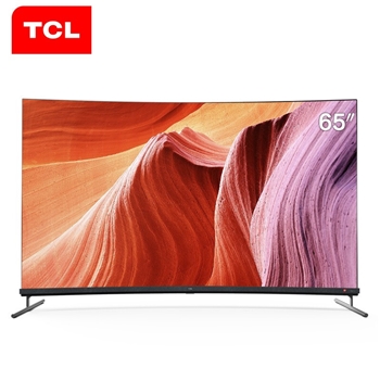 TCL 65C3液晶电视机 新款薄曲面 曲屏4K高清全面屏HDR 全场景智能语音网络