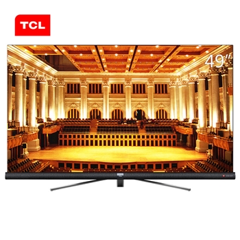 TCL 49C6 49英寸电视机 64位34核人工智能音响 4K全面屏