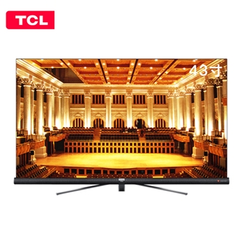 TCL 43C6 43英寸电视机 64位34核人工智能音响 4K全面屏