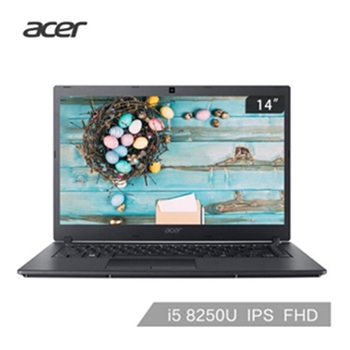宏碁(Acer) TravelMateP2410 TX420 笔记本电脑 I5-8250U 1.6GHz /四核/2G独显/8G-DDR4 128GSSD 1T/14英寸 神州网信Window 10