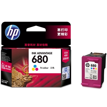 HP一体式墨盒HP680彩色墨盒F6V26AA