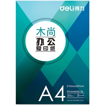 得力(Deli) Z7517 木尚A4/80g复印纸 5包/箱